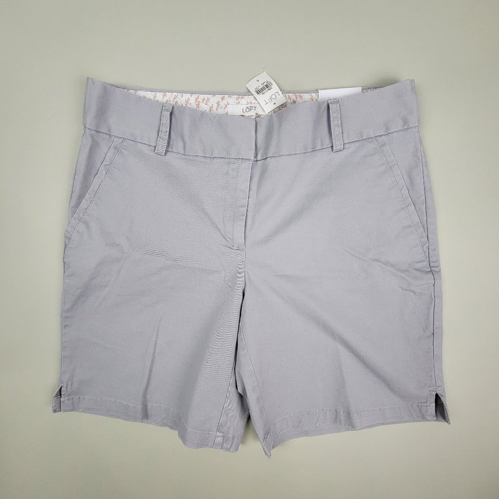 NWT LOFT Blue Slate "The Riviera Short" - Size 6